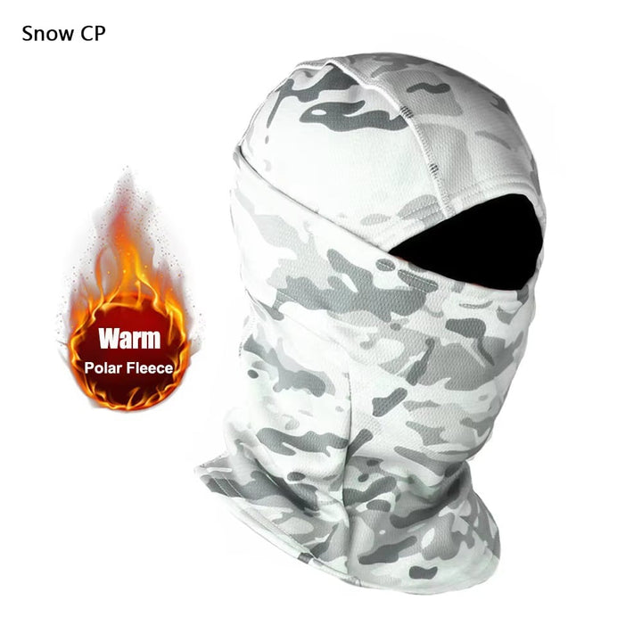 Winter Fleece Warm Camouflage Balaclava Outdoor Cold-proof Ski Image 12