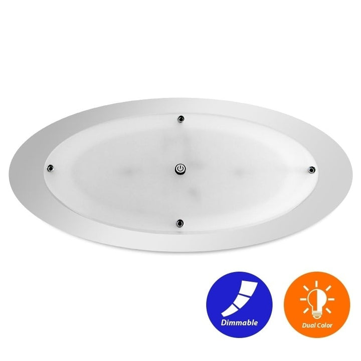 12V 15.7inch RV LED Ceiling Light Camper Boat Interior Lighting Dimmable Warm White Image 1