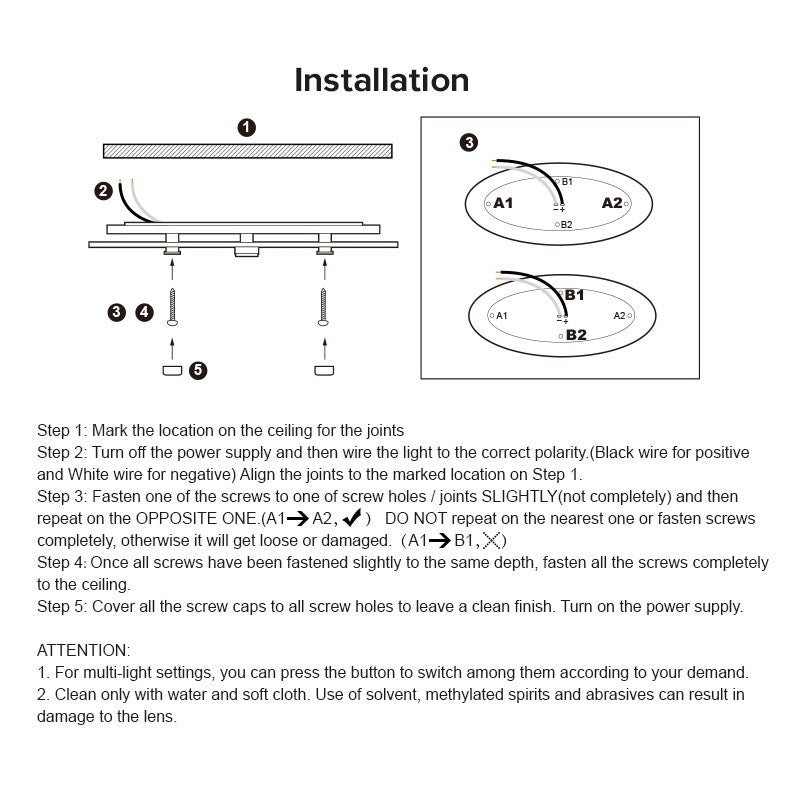 12V 15.7inch RV LED Ceiling Light Camper Boat Interior Lighting Dimmable Warm White Image 7