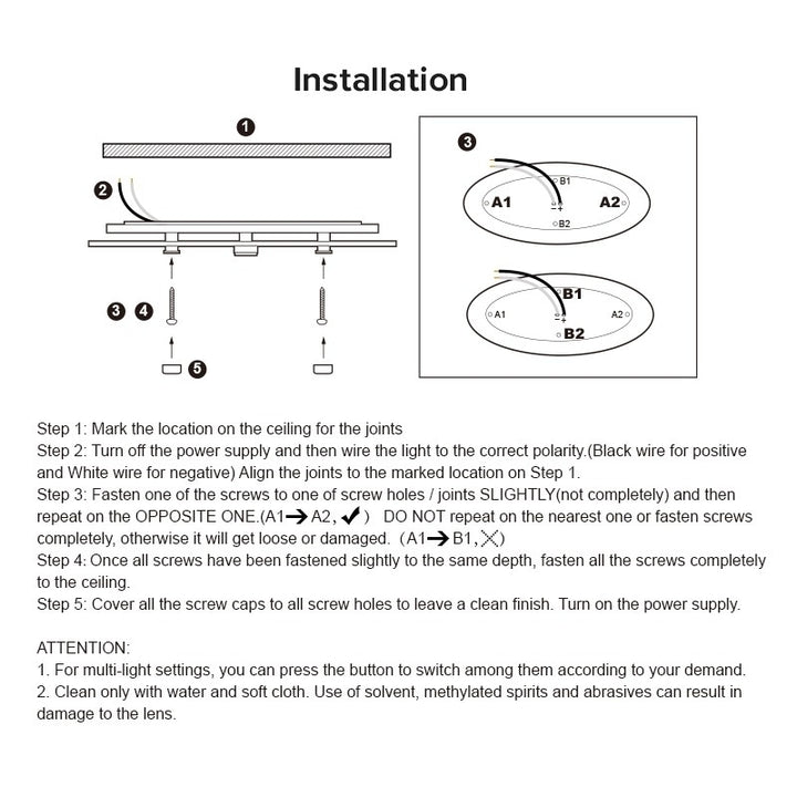 12V 15.7inch RV LED Ceiling Light Camper Boat Interior Lighting Dimmable Warm White Image 7