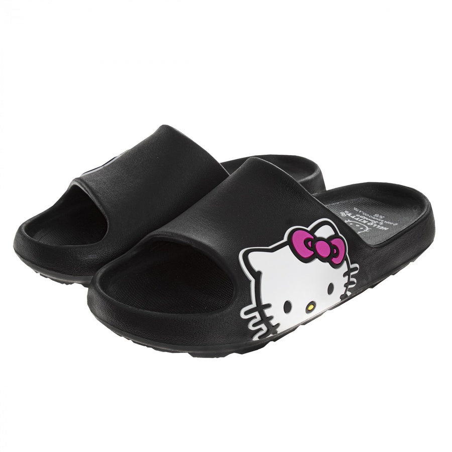 Hello Kitty Side Logo Adults Slide Sandals Image 1