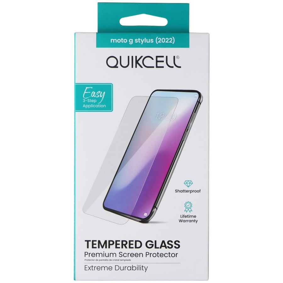 Quikcell Tempered Glass Screen Protector for Motorola Moto G Stylus (2022) Image 1