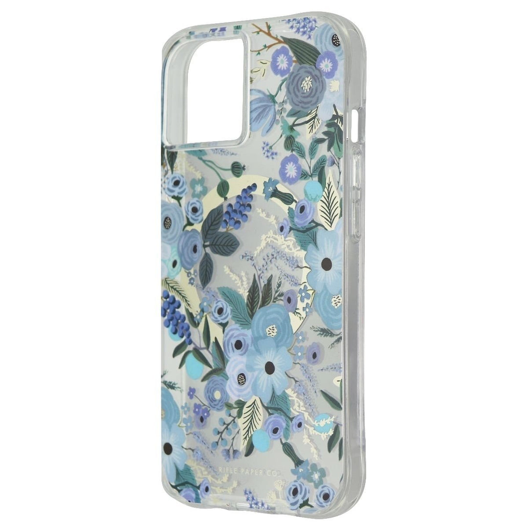 Rifle Paper Co. Case for MagSafe for Apple iPhone 14 - Garden Party Blue Image 1