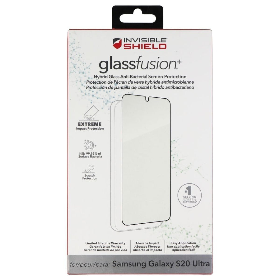 ZAGG InvisibleShield Glass Fusion+ Screen Protector for Samsung Galaxy S20 Ultra Image 1