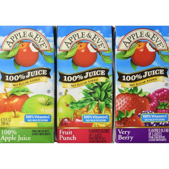 Apple and Eve Juice Box Variety 6.75 Fluid Ounce (Pack of 36) Image 2