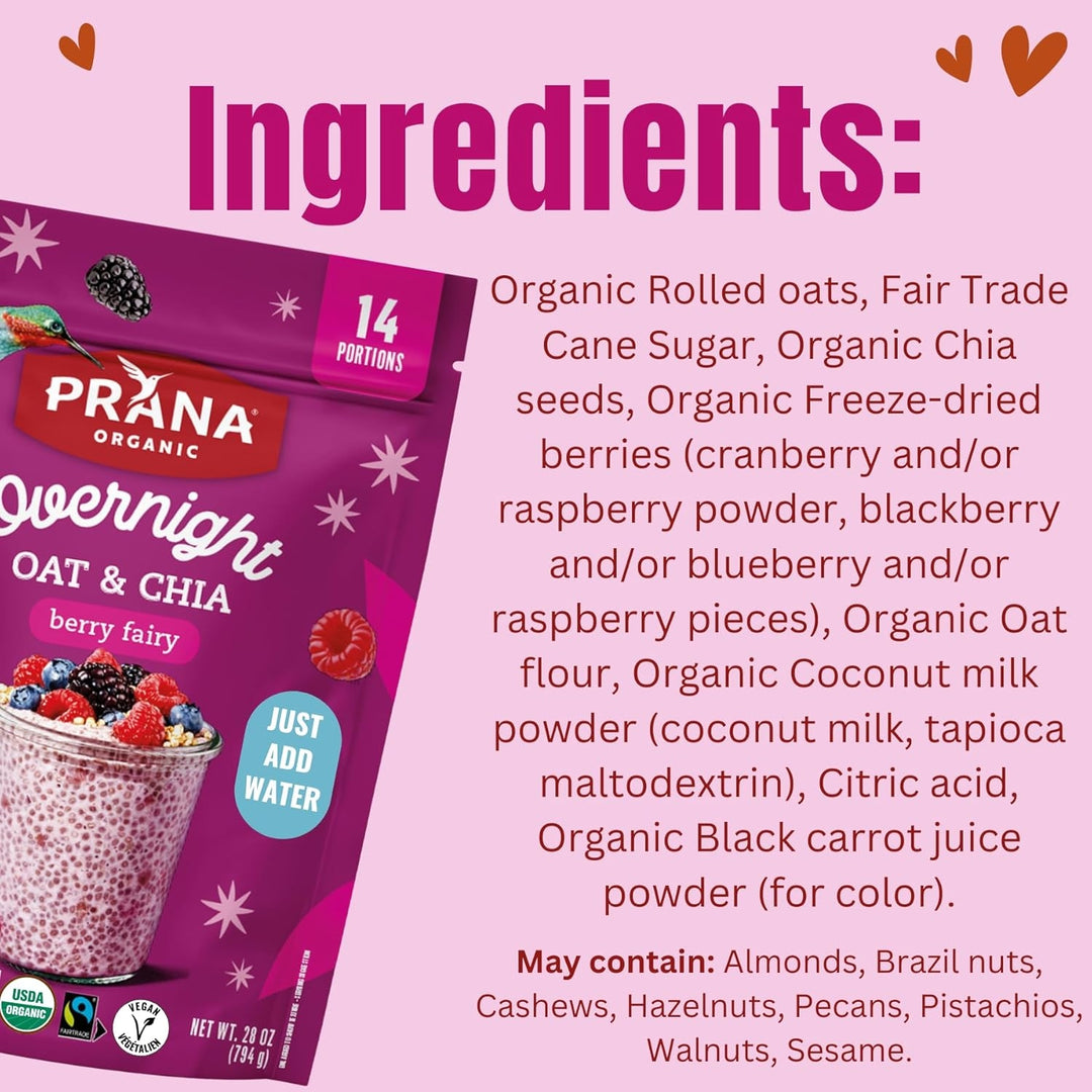 Prana Organic Overnight Chia Berry Fairy (28 Ounce) Image 2