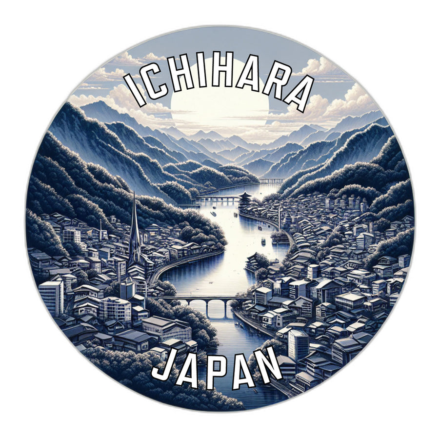 Ichihara Japan Souvenir Die Cut Flat Magnet Image 1