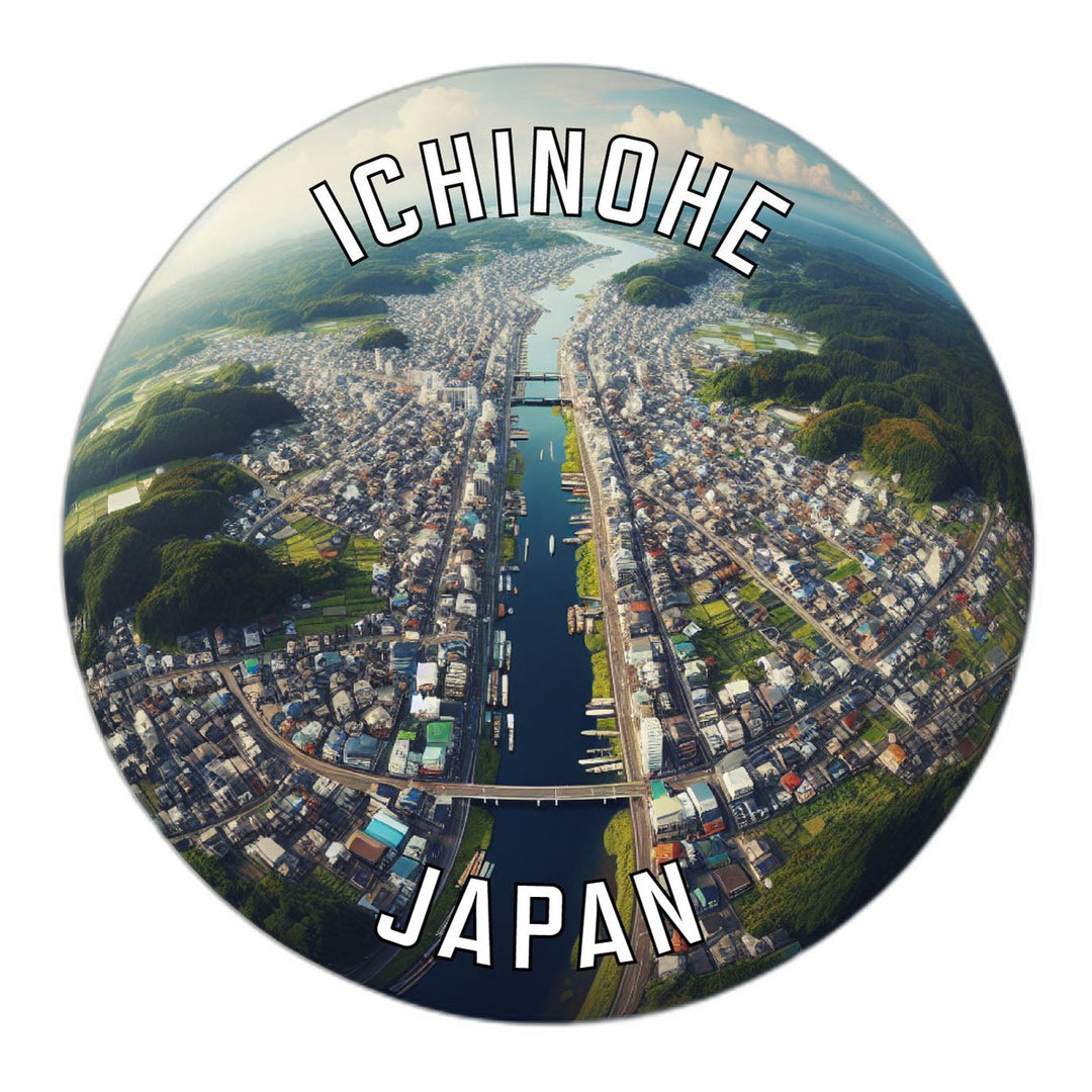 Ichinohe Japan Souvenir Die Cut Flat Magnet Image 1