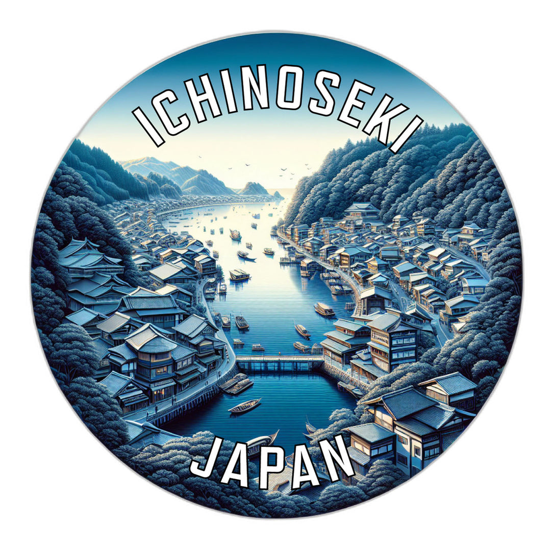 Ichinoseki Japan Souvenir Die Cut Flat Magnet Image 1