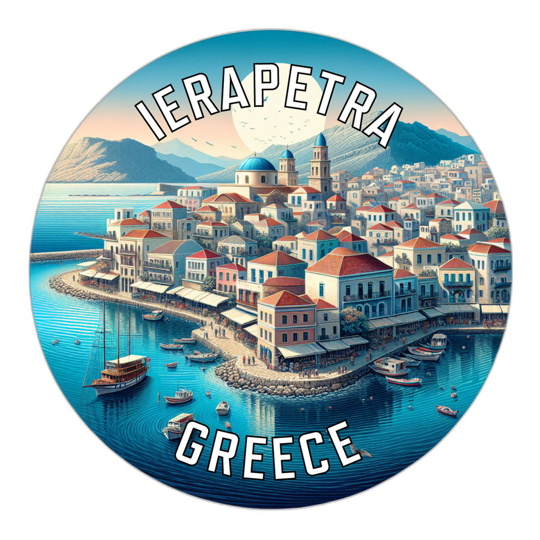 Ierapetra Greece Souvenir Die Cut Flat Magnet Image 1