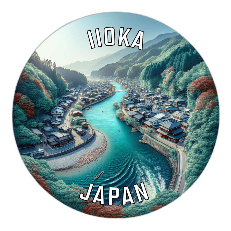 Iioka Japan Souvenir Die Cut Flat Magnet Image 1