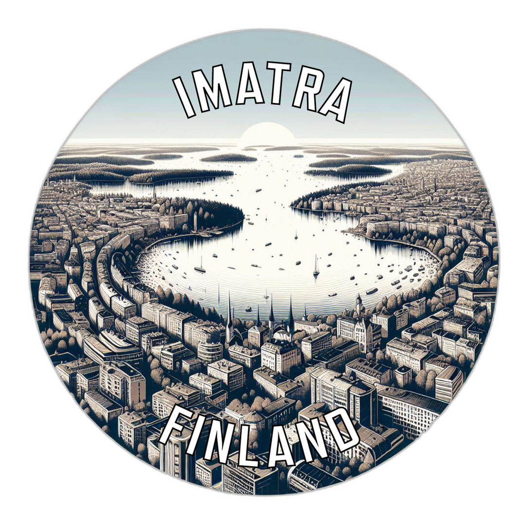 Imatra Finland Souvenir Die Cut Flat Magnet Image 1