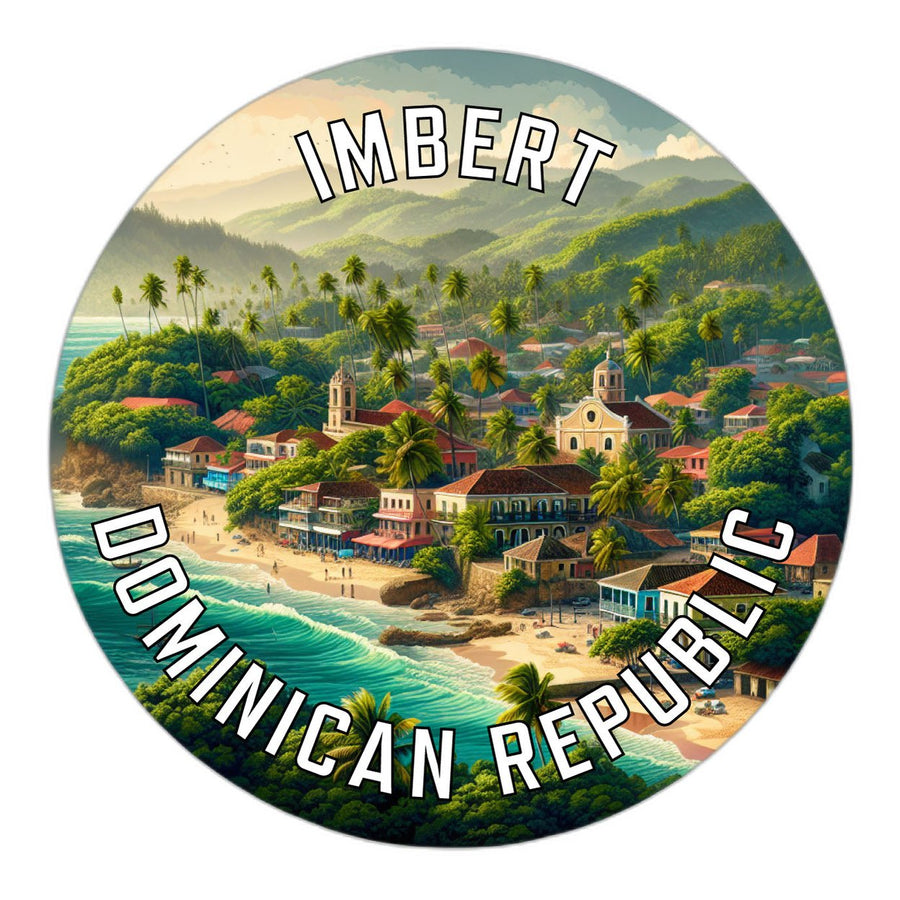 Imbert Dominican Republic Souvenir Die Cut Flat Magnet Image 1