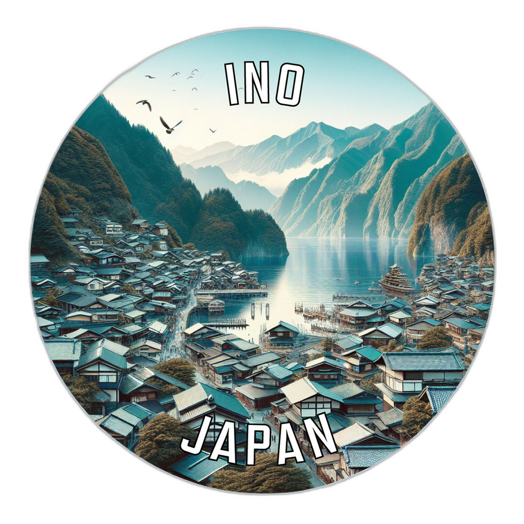 Ino Japan Souvenir Die Cut Flat Magnet Image 1