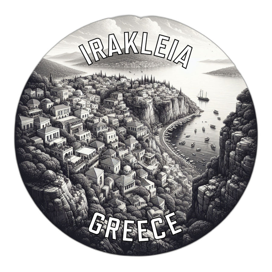 Irakleia Greece Souvenir Die Cut Flat Magnet Image 1