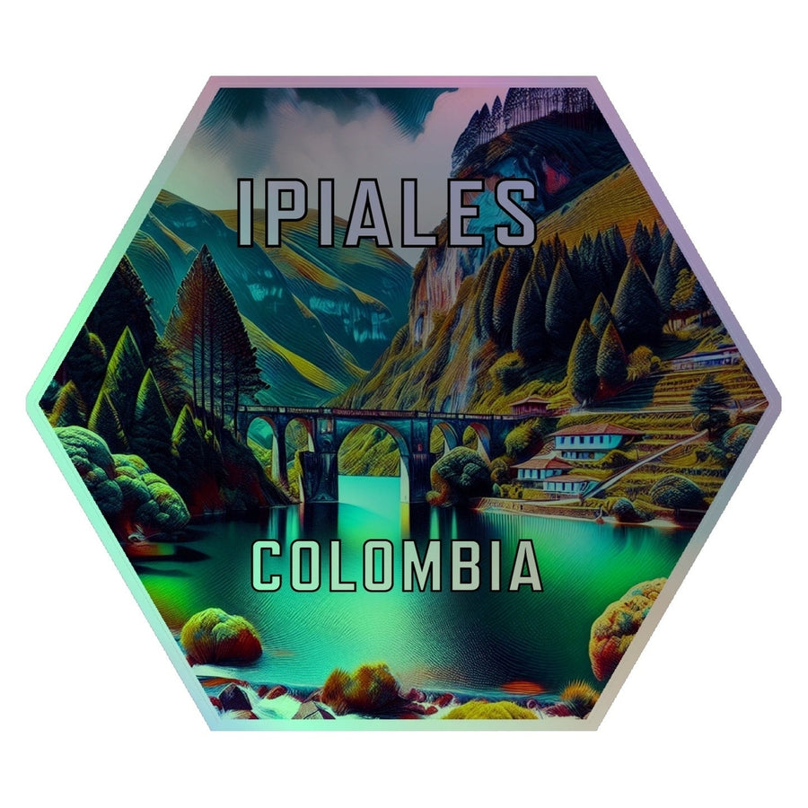 Ipiales Colombia Souvenir Die Cut Flat Magnet Image 1