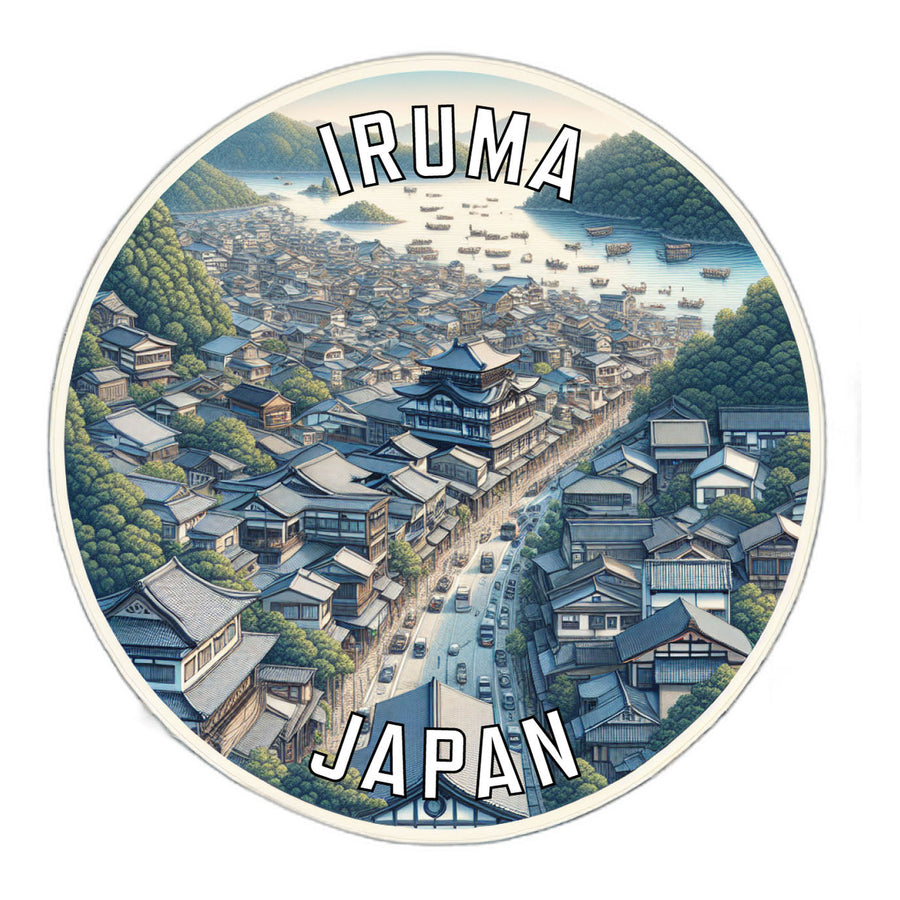 Iruma Japan Souvenir Die Cut Flat Magnet Image 1