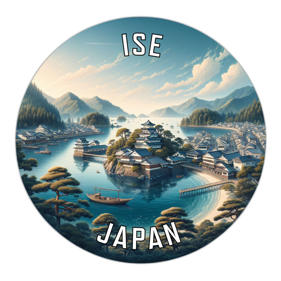 Ise Japan Souvenir Die Cut Flat Magnet Image 1