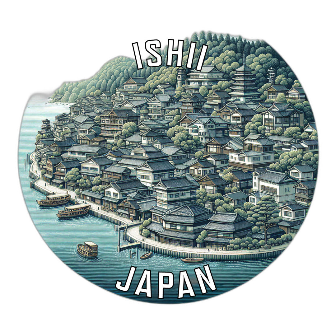 Ishii Japan Souvenir Die Cut Flat Magnet Image 1