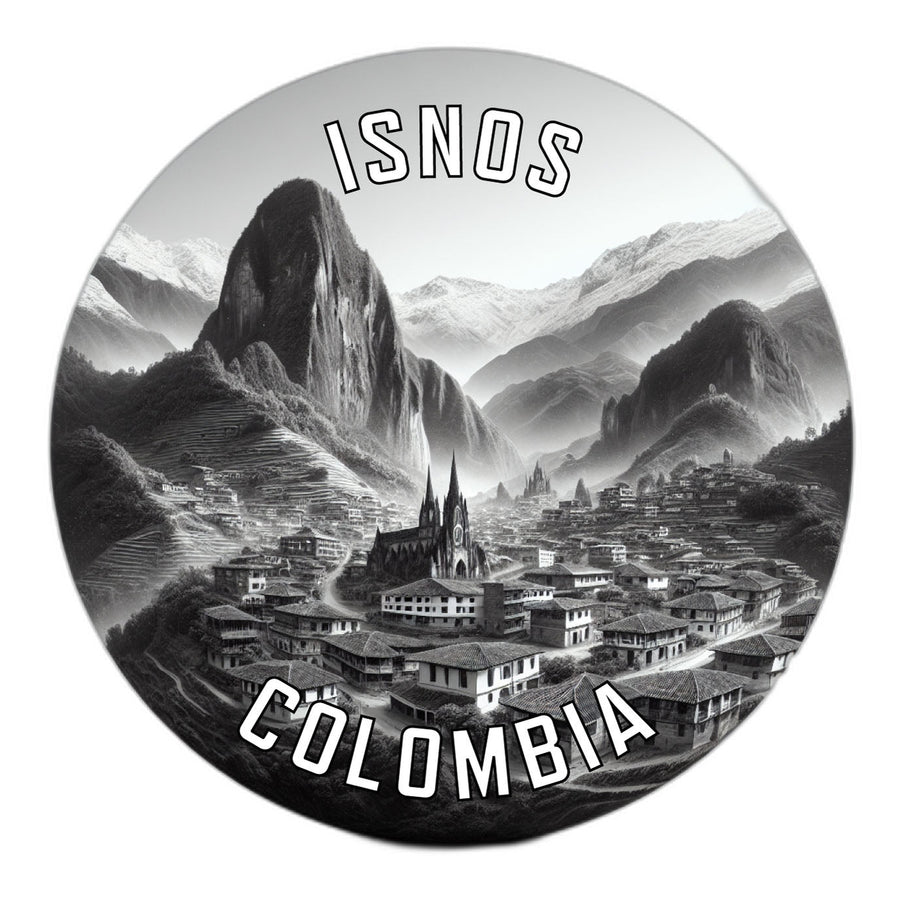 Isnos Colombia Souvenir Die Cut Flat Magnet Image 1