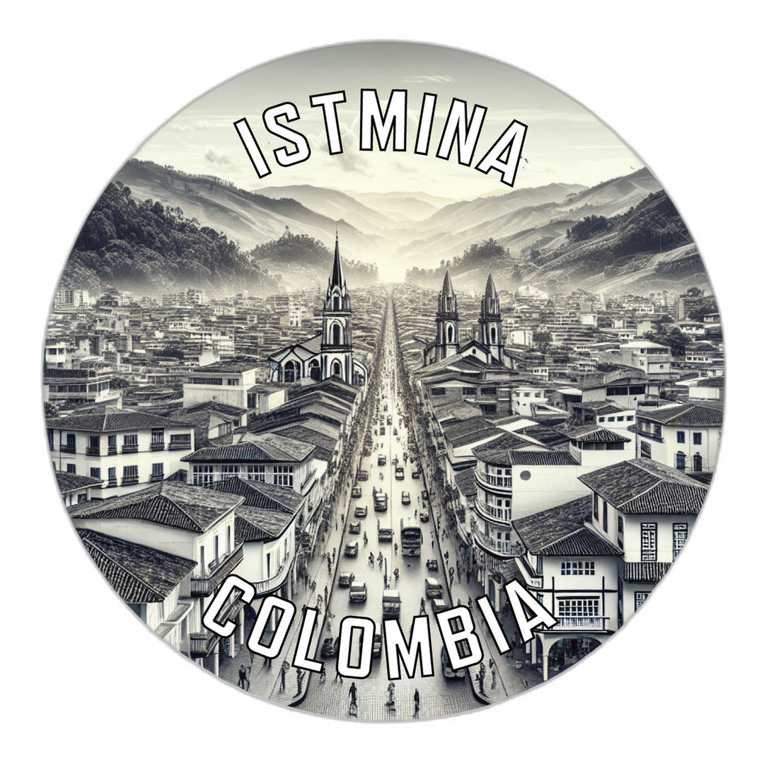 Istmina Colombia Souvenir Die Cut Flat Magnet Image 1