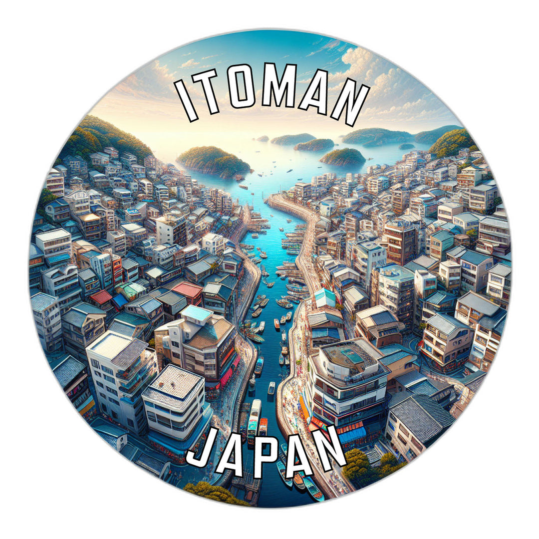 Itoman Japan Souvenir Die Cut Flat Magnet Image 1