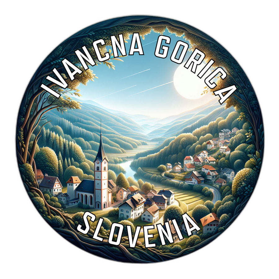 Ivancna Gorica Slovenia Souvenir Die Cut Flat Magnet Image 1