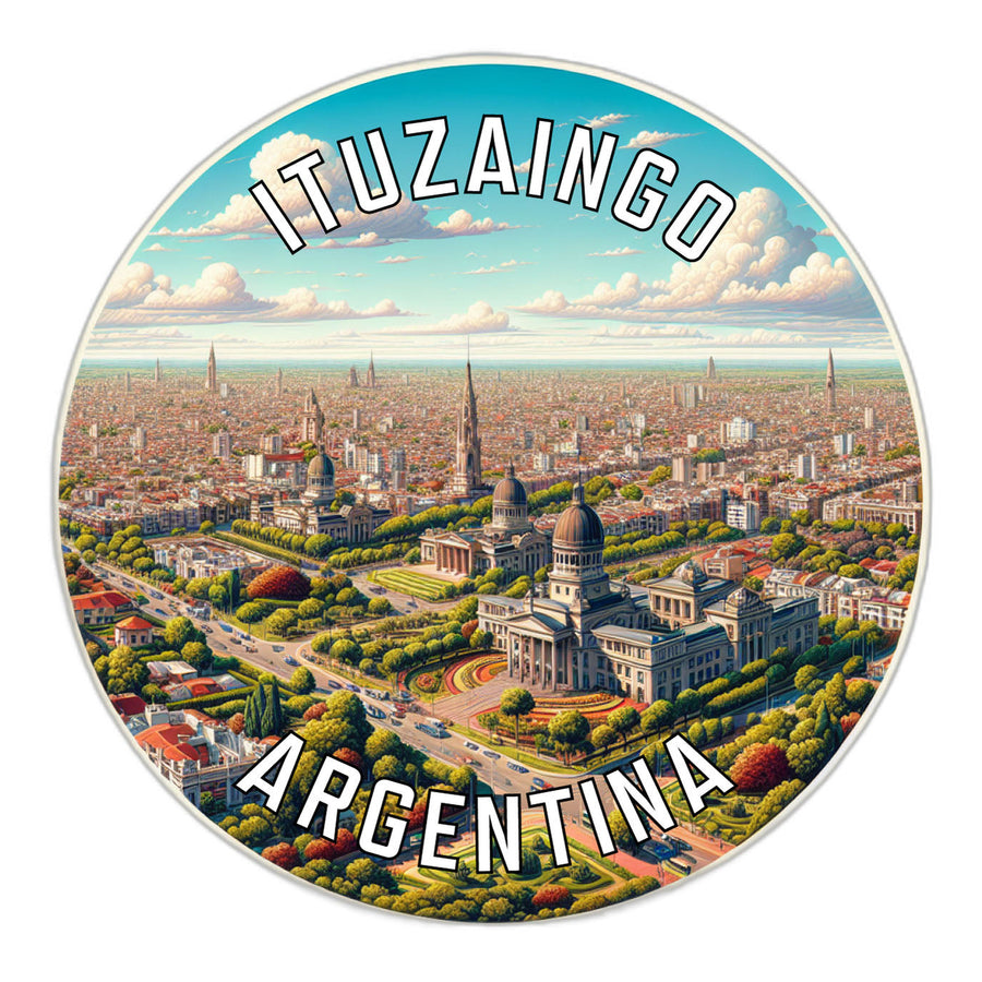 Ituzaingo Argentina Souvenir Die Cut Flat Magnet Image 1