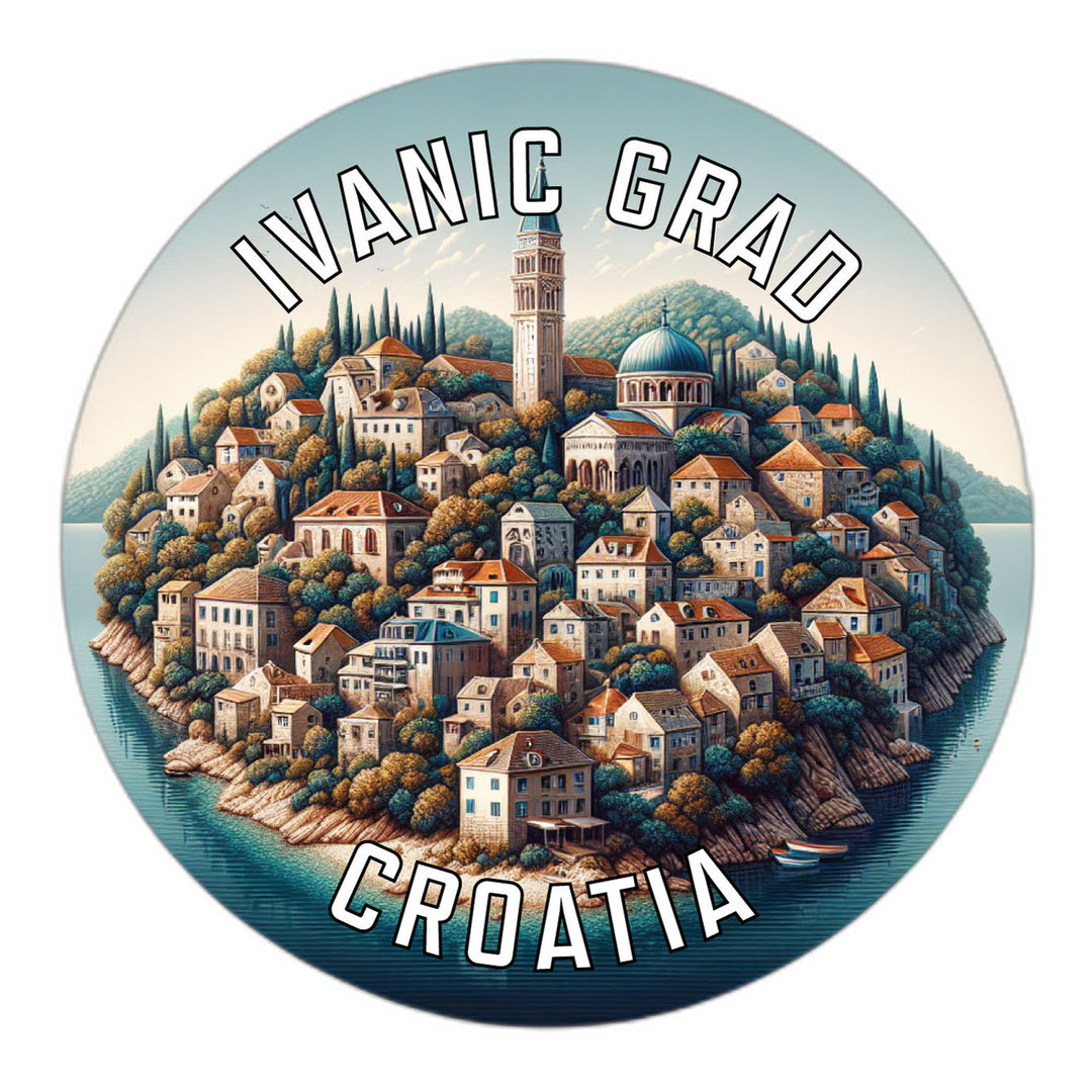 Ivanic Grad Croatia Souvenir Die Cut Flat Magnet Image 1