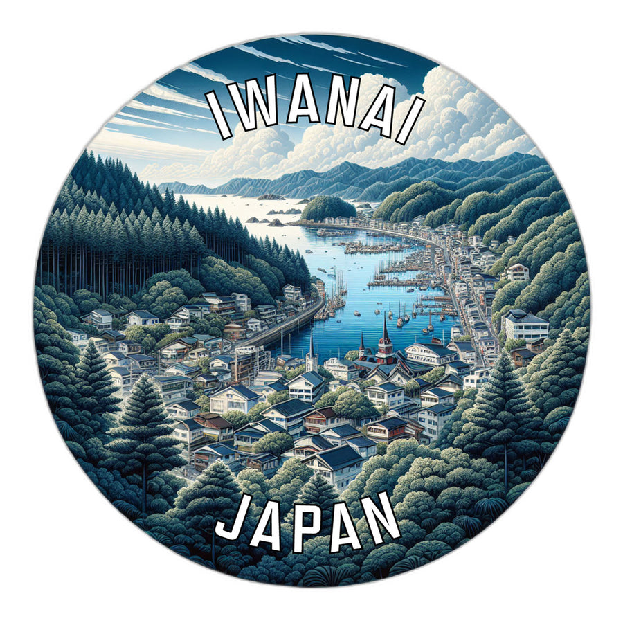 Iwanai Japan Souvenir Die Cut Flat Magnet Image 1