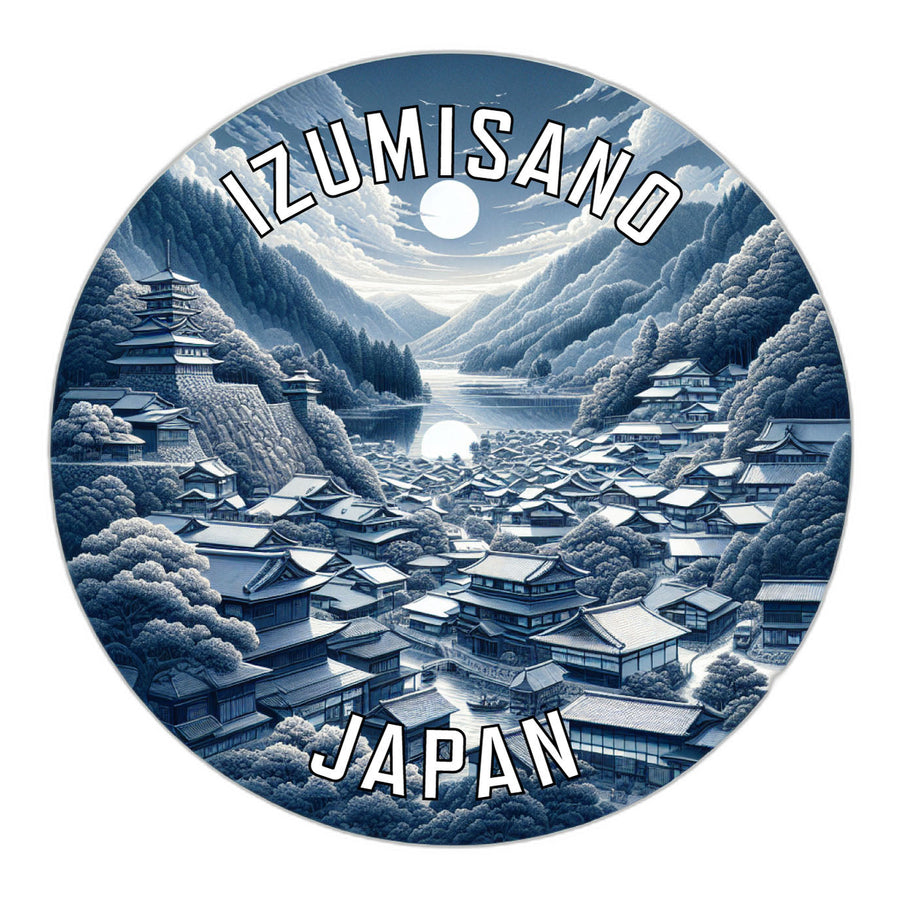 Izumisano Japan Souvenir Die Cut Flat Magnet Image 1