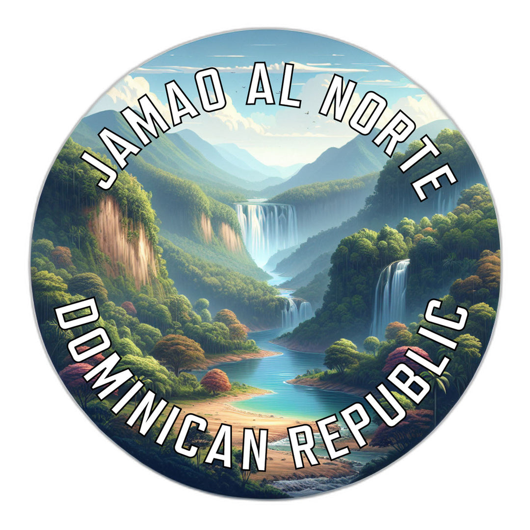 Jamao al Norte Dominican Republic Souvenir Die Cut Flat Magnet Image 1