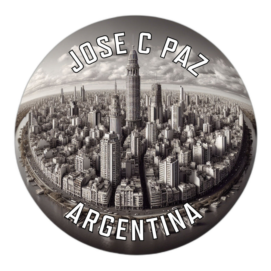 Jose C Paz Argentina Souvenir Die Cut Flat Magnet Image 1