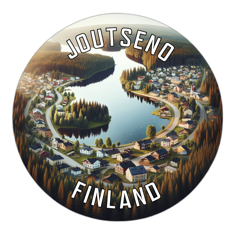 Joutseno Finland Souvenir Die Cut Flat Magnet Image 1