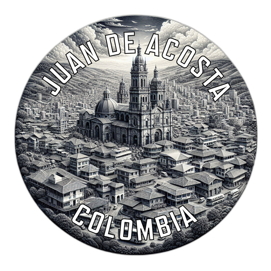 Juan de Acosta Colombia Souvenir Die Cut Flat Magnet Image 1