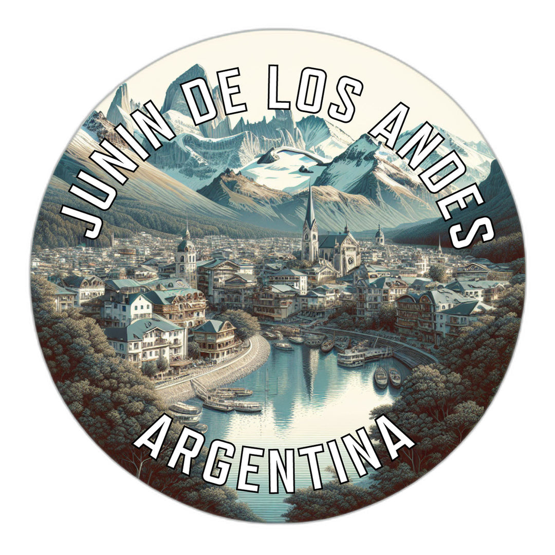 Junin de los Andes Argentina Souvenir Die Cut Flat Magnet Image 1