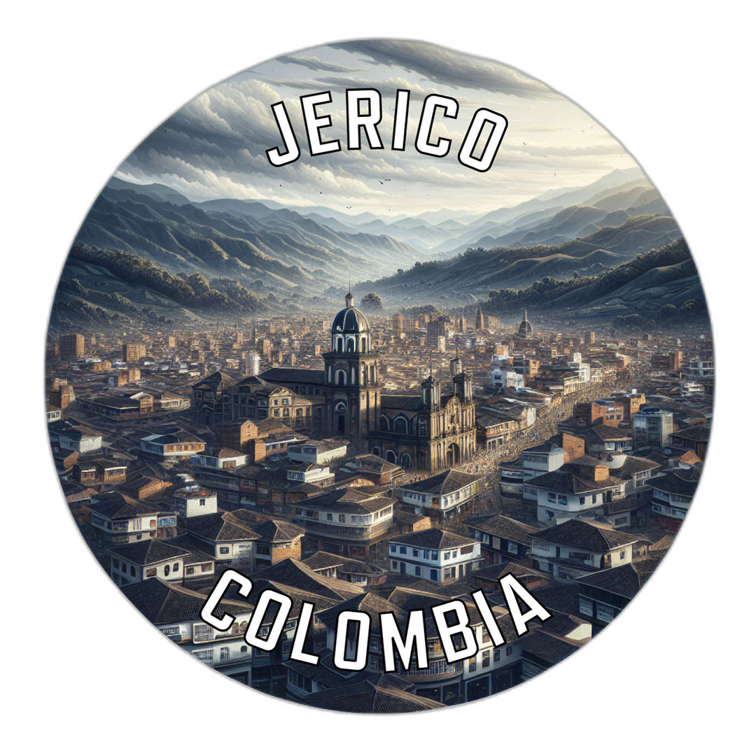 Jerico Colombia Souvenir Die Cut Flat Magnet Image 1