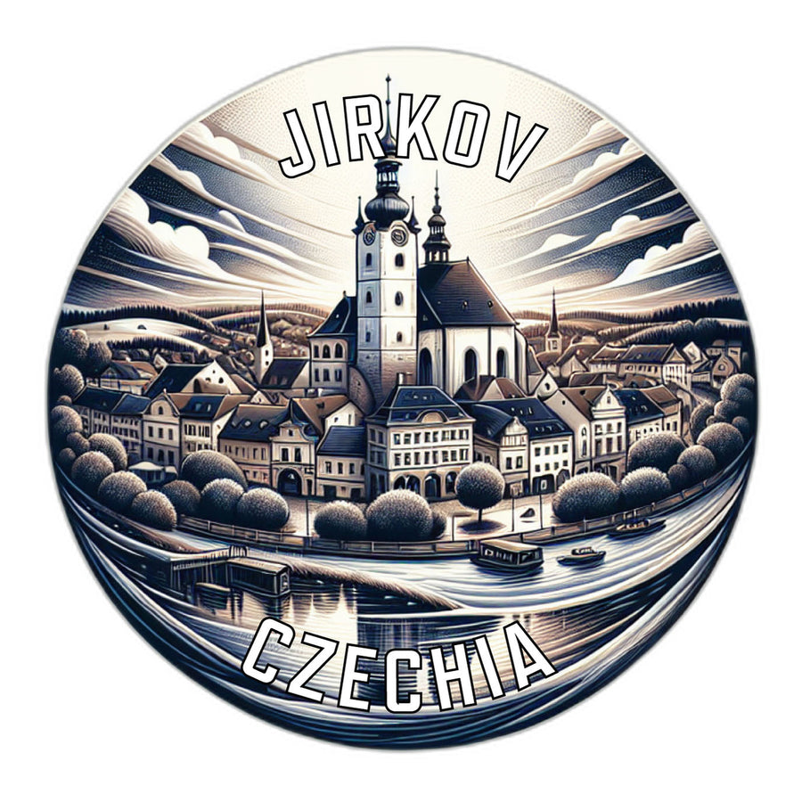 Jirkov Czechia Souvenir Die Cut Flat Magnet Image 1