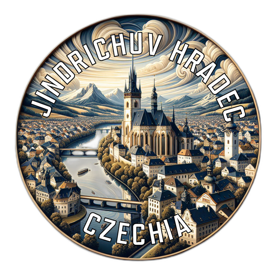 Jindrichuv Hradec Czechia Souvenir Die Cut Flat Magnet Image 1