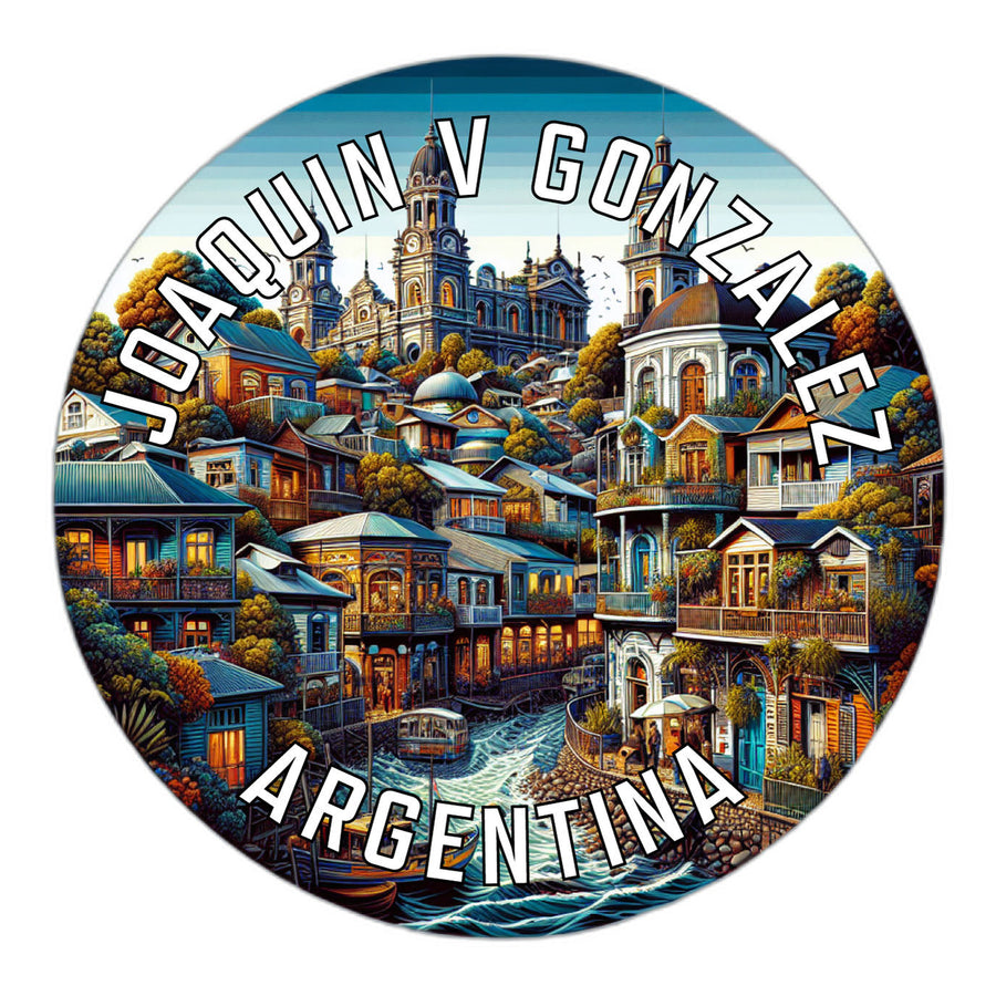 Joaquin V Gonzalez Argentina Souvenir Die Cut Flat Magnet Image 1