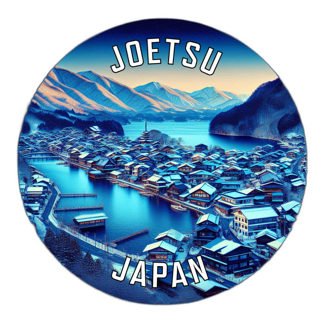 Joetsu Japan Souvenir Die Cut Flat Magnet Image 1