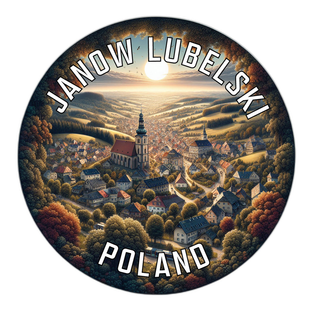 Janow Lubelski Poland Souvenir Die Cut Flat Magnet Image 1