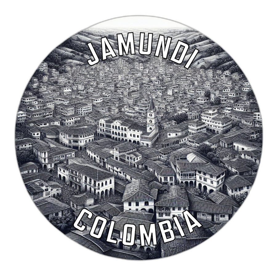 Jamundi Colombia Souvenir Die Cut Flat Magnet Image 1