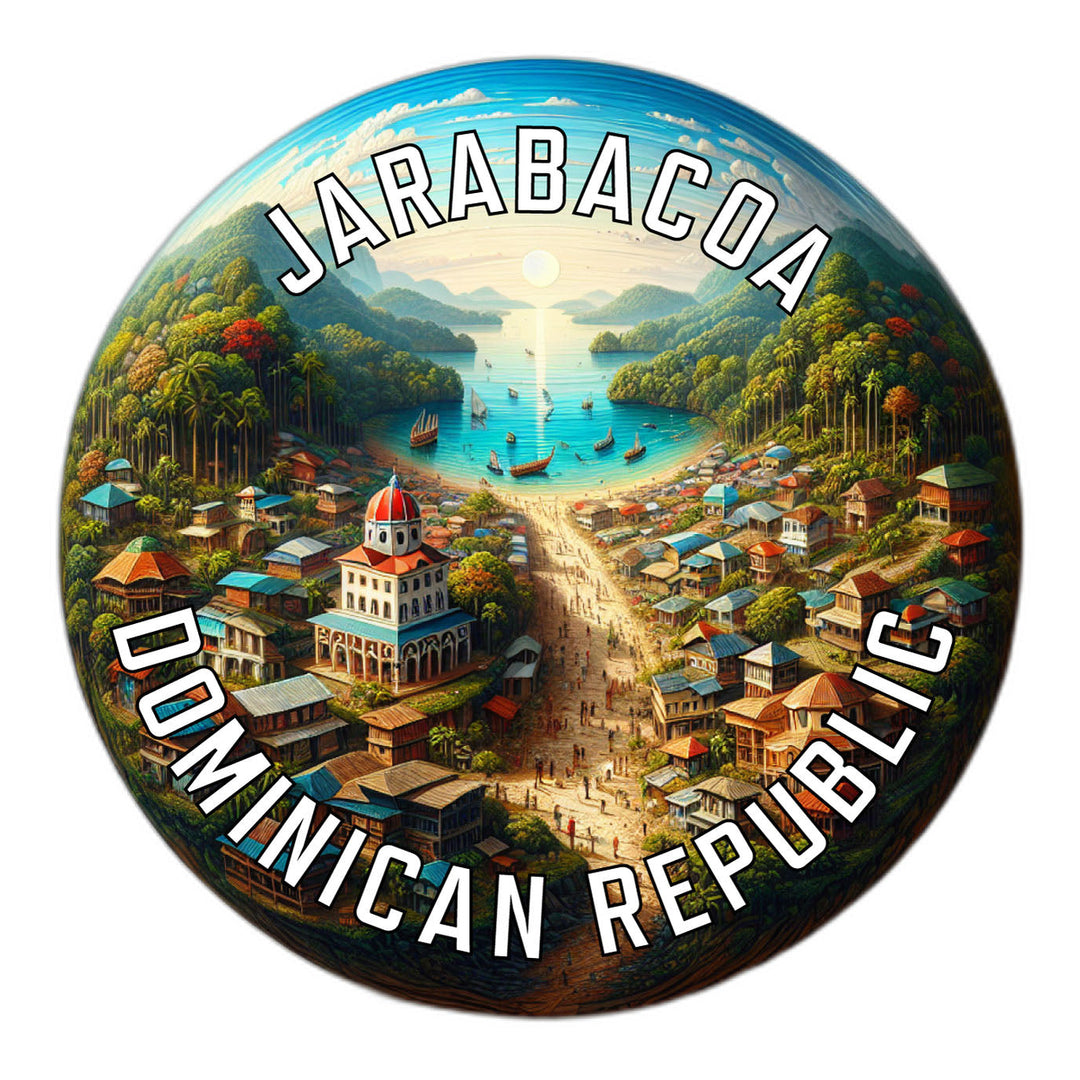 Jarabacoa Dominican Republic Souvenir Die Cut Flat Magnet Image 1