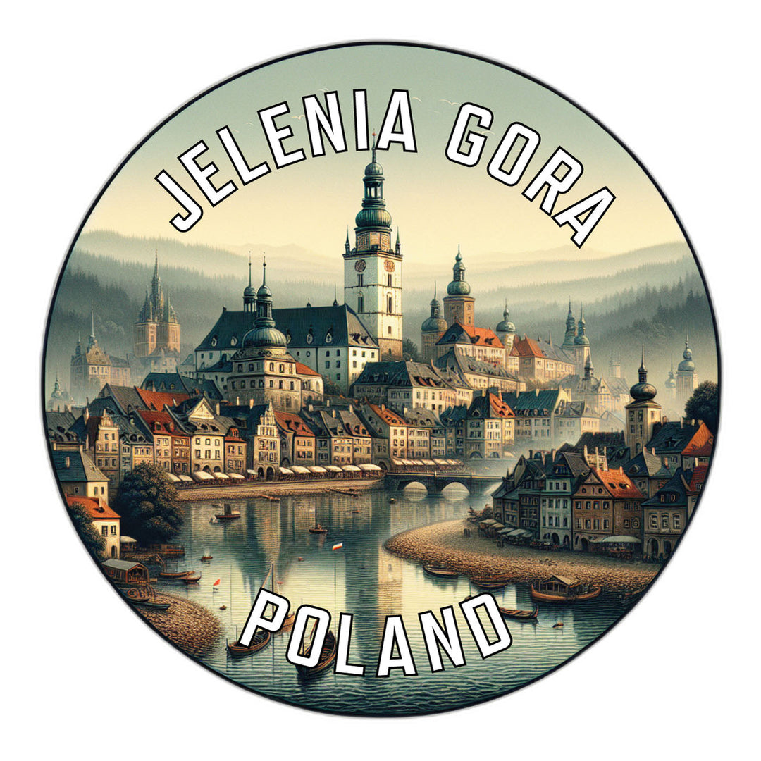 Jelenia Gora Poland Souvenir Die Cut Flat Magnet Image 1