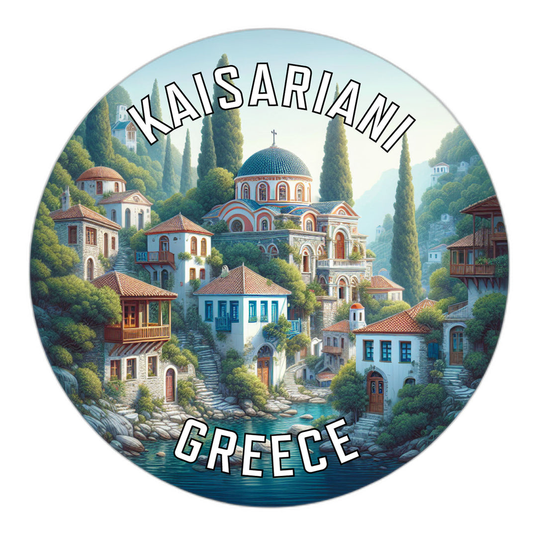 Kaisariani Greece Souvenir Die Cut Flat Magnet Image 1