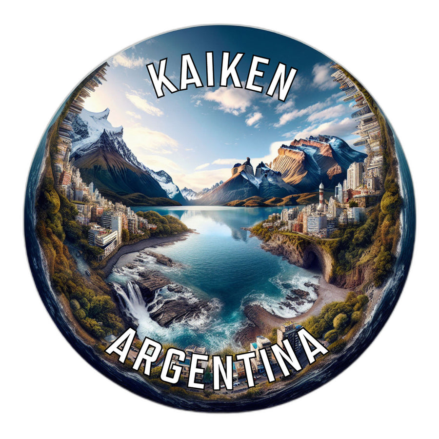 Kaiken Argentina Souvenir Die Cut Flat Magnet Image 1