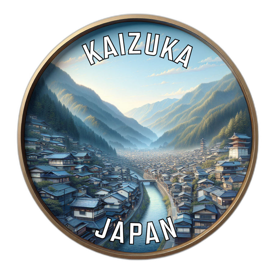 Kaizuka Japan Souvenir Die Cut Flat Magnet Image 1