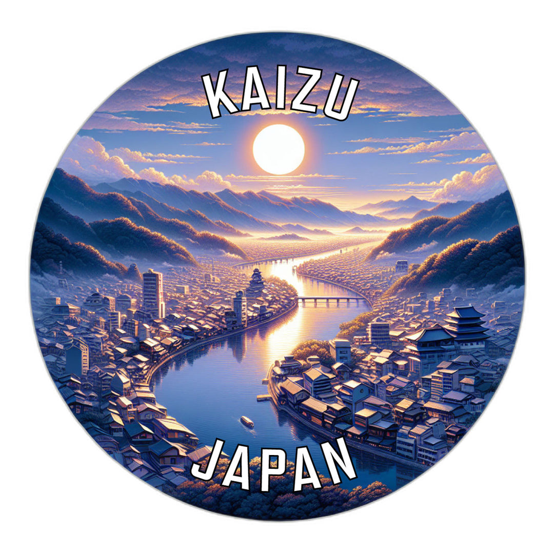 Kaizu Japan Souvenir Die Cut Flat Magnet Image 1