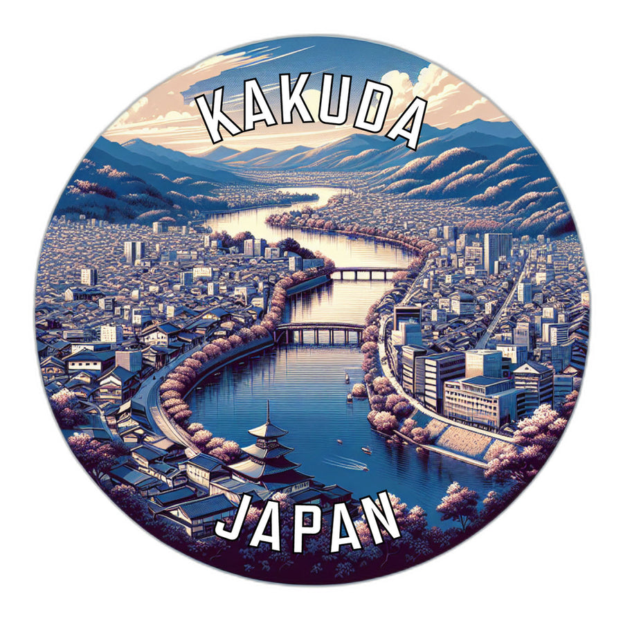 Kakuda Japan Souvenir Die Cut Flat Magnet Image 1